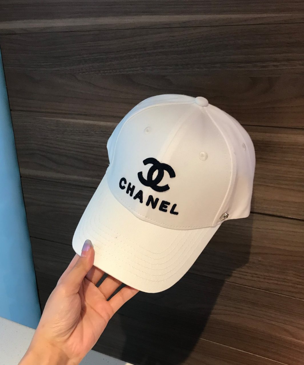 Chanel帽子 キャップ ホワイト - 帽子